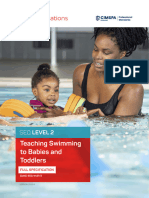 Swim England Qualifications Level 2 Teaching Swimming To Babies and Toddlers Specification