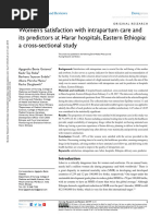 Women's Satisfaction With Intrapartum Care