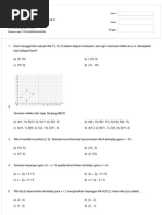 KUIS TRANSFORMASI GEOMETRI KELAS 11 - Quizizz