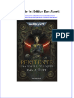 Full Download Penitente 1St Edition Dan Abnett Online Full Chapter PDF