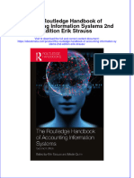 Full Ebook of The Routledge Handbook of Accounting Information Systems 2Nd Edition Erik Strauss Online PDF All Chapter