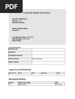 Functional Specification Document For Email Reminder Incase of Password Expiry To End Users