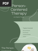 Person - Centered Therapy