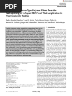 Adv Funct Materials - 2023 - Sarabia Riquelme - Highly Conductive N Type Polymer Fibers From The Wet Spinning of N Doped