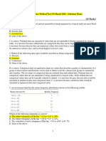 Semester Test 1 Medical Solutions Memo