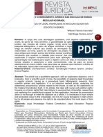 A Importância Do Conhecimento Jurídico Nas Escolas de Ensino Regular No Brasil