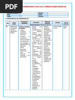 6° Mat Operaciones Combinadas Con Las 4 Operaciones Básicas