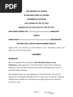 Post Bank Uganda Limited V Egesa (Civil Appeal No007 of 2019) 2023 UGHCCD 272 (18 September 2023)