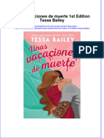 PDF of Unas Vacaciones de Muerte 1St Edition Tessa Bailey Full Chapter Ebook