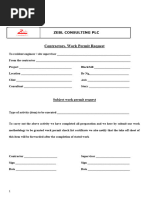 Work Permit Request Form