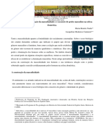 A Construção Da Masculinidade e o Poder Masculino Na Esfera Domestica