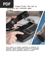 VoIP vs. Líneas Fijas