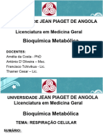 Respiração Celular. C Krebs - MED GERAL - Piaget - 2023-2024 - AULA 9 e 10