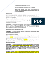 CONTRATO DE COMPRA E VENDA DE VEICULO FINANCIADO - JP