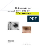 El Itinerario Del Paisaje en El Cine de Wim Wenders