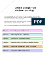 Instructional Design Tips For Online Learning