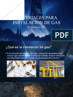 Materiales para Instalación de Gas 1