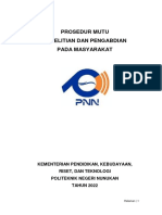 Standar Mutu Penelitian Dan Pengabdian P3M PNN