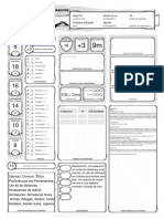 Ficha Oficial D&D 5E Experimento 1011