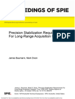 Proceedings of Spie: Precision Stabilization Requirements For Long-Range Acquisition Systems