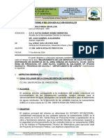 Informe Situacional - Retraso en El Avance de Obra