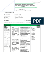 Sesión C y T Sistema Digestivo