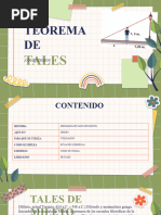 Teorema de Tales