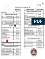 Directorio de Emergencias de Primera Respuesta - 1