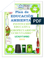 Plan de EDUCACIÒN AMBIENTAL 2019