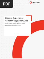 Upgrade Guide Sitecore 10.0.0 From 8.1.0-9.0.1