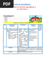 3° Sesión Día 4 PL Leemos Un Texto Regreso A La Escuela