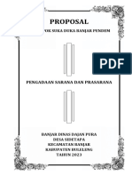 Proposal - Kelompok Suka Duka Banjar Pendem