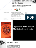 Aplicaciones de Los Diodos - Multiplicadores de Voltaje