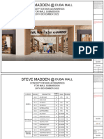 Steve Madden at Dubai Mall, Concept Set of Drawings, 20-12-2022