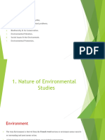 Nature of Environmental Studies