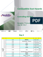 PSM 2 Mondelez SME Training Combustible Dust Bangkok r1-2 170713