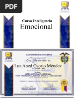 Inteligencia Emocional CERTIFICADOS