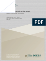 Basic Income For The Arts Impact Assessment (First Year)