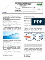 Avaliação de Ciencias 2°bimestre