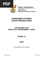 Consumer Studies PAT GR 12 2024 (Food Production) Eng