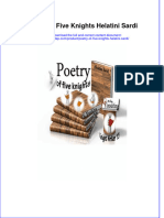 Full Download Poetry of Five Knights Helatini Sardi Online Full Chapter PDF