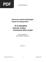 Et La Discipline: Exécuter Chaque Transaction Selon Ce Plan