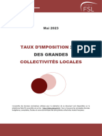 Cabinet FSL Taux Dimposition 2023 Des Grandes Collectivites Locales