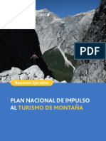 Plan Nacional Impulso Turismo Montana