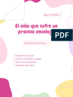 El Niño Que Sufre Un Proceso Oncologico
