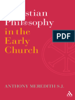 Anthony Meredith SJ - Christian Philosophy in The Early Church-T T Clark International (2012)