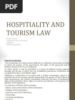 Hoapitiality and Tourism Law (Topic 1) Sources of Law