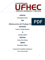 Trabajo Final de Psicología Escolar