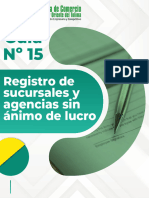 Sucursales Sin Animo de Lucro