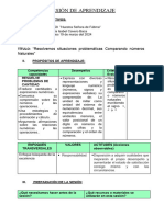 SESIÓN 2024 Jugamos Comparando Números Naturales